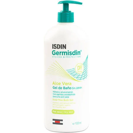 Isdin Germisdin Aloe Vera Антисептичний гель для душу без мила Aloe Vera Антисептичний гель для душу без мила 1000мл: ціни та характеристики