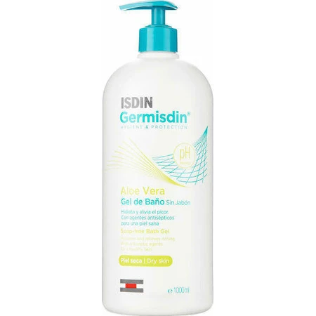 Isdin Germisdin Aloe Vera Антисептичний гель для душу без мила Aloe Vera Антисептичний гель для душу без мила 1000мл: ціни та характеристики