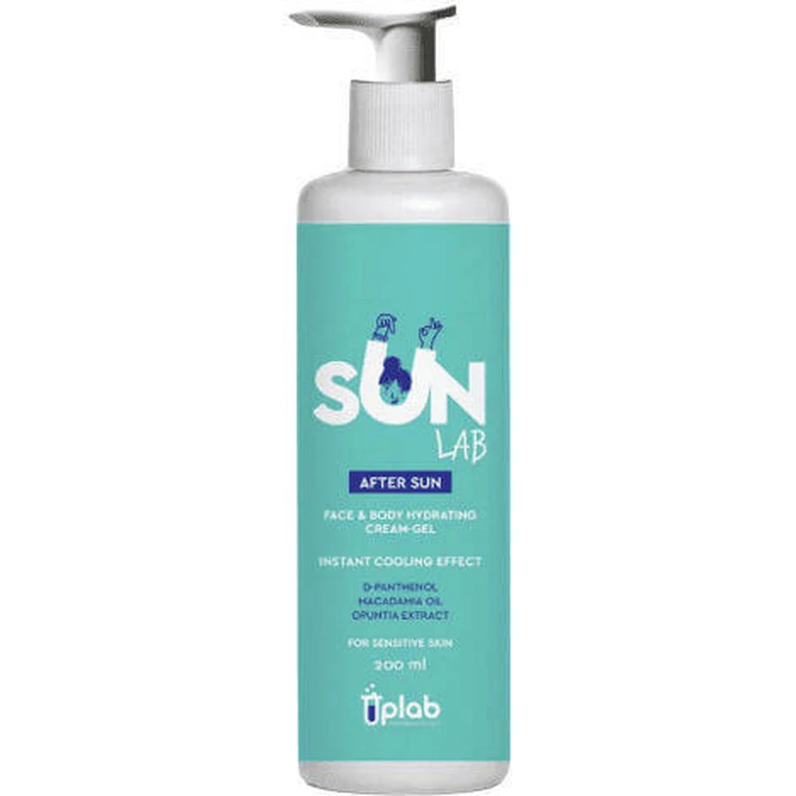 Uplab Pharmaceuticals After Beach Products Крем для обличчя та тіла з пантенолом 200 мл: ціни та характеристики