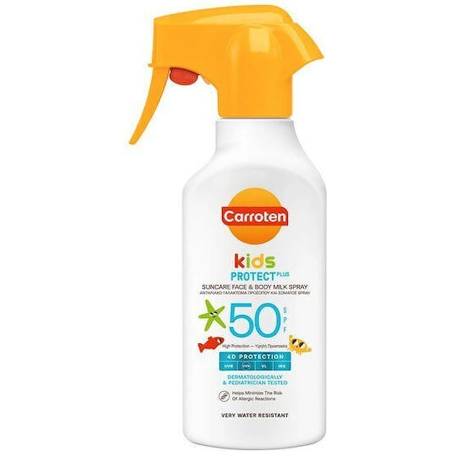 Carroten Kids Водостойкий детский солнцезащитный крем-спрей SPF50 270 мл: цены и характеристики