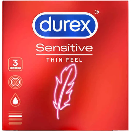 Durex Чутливий попередній консервант Durex 3шт: ціни та характеристики