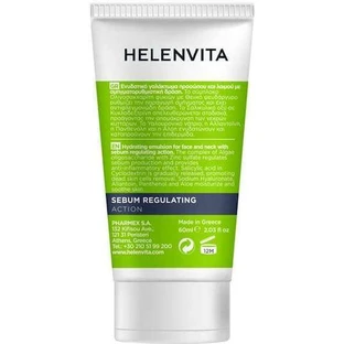 Helenvita ACNormal 24h Реконструирующая и регулирующая эмульсия для лица против пятен и акне с гиалуроновой кислотой и алоэ вера 60 мл