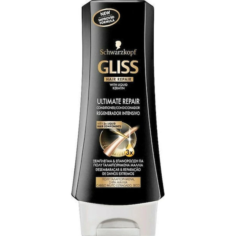 Schwarzkopf Gliss Ultimate Repair Відновлювальний/живильний кондиціонер для сухого волосся 200 мл: ціни та характеристики