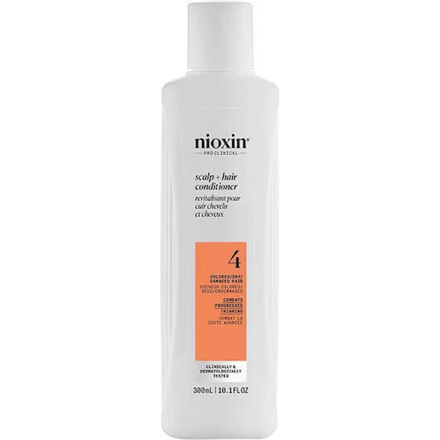 Nioxin Кондиционер для кожи головы и волос, Система 4, смягчающий крем для заметно окрашенных истонченных волос, 300 мл: цены и характеристики