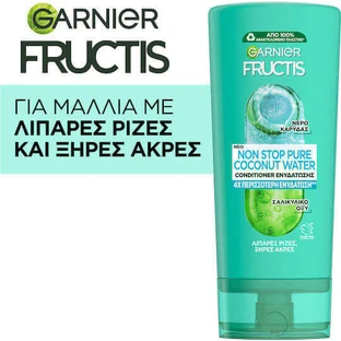 Зволожуючий кондиціонер для сухого волосся Garnier Fructis з кокосовою водою 200 мл