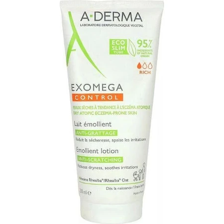 A-Derma Exomega Exomega Control Emollient Lotion Увлажняющий регенерирующий лосьон для атопичной кожи 200 мл: цены и характеристики