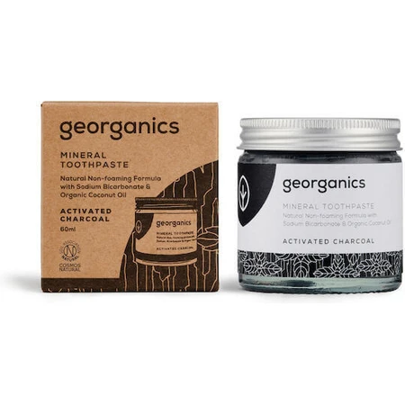 Зубна паста з активованим вугіллям Georganics 60мл: ціни та характеристики