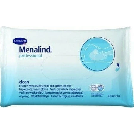Hartmann Menalind Professional Protect Clean Профессиональные защитные чистые салфетки Влажные перчатки для ванны 8шт: цены и характеристики
