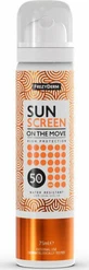 Frezyderm Sun Screen on the Move Водостійкий сонцезахисний лосьйон для обличчя SPF50 Спрей 75 мл