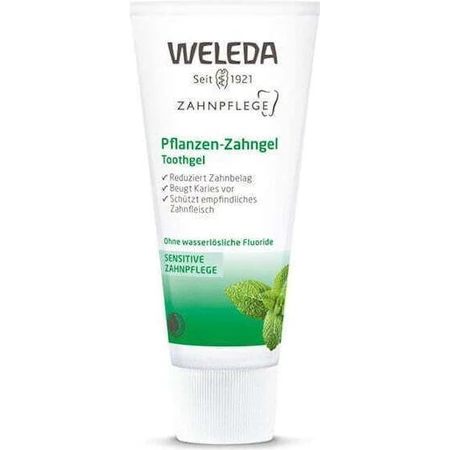 Weleda Dental Care Зубна паста на рослинній основі від зубного нальоту та карієсу 75мл: ціни та характеристики
