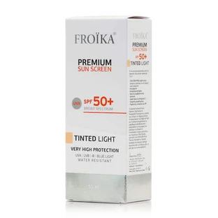Крем для обличчя Froika Premium Захист від сонця SPF50 з пігментом 50мл