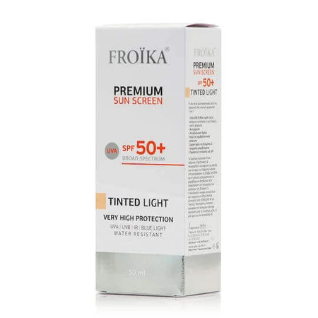 Крем для обличчя Froika Premium Захист від сонця SPF50 з пігментом 50мл: ціни та характеристики