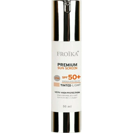 Крем для обличчя Froika Premium Захист від сонця SPF50 з пігментом 50мл: ціни та характеристики