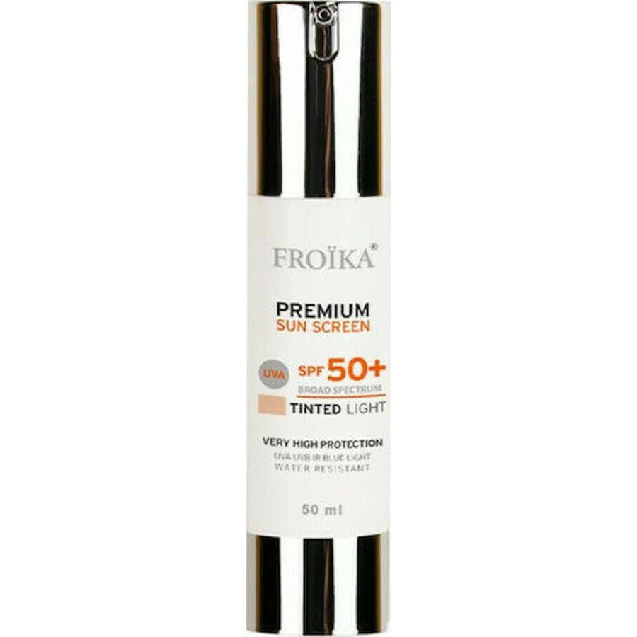 Крем для обличчя Froika Premium Захист від сонця SPF50 з пігментом 50мл: ціни та характеристики