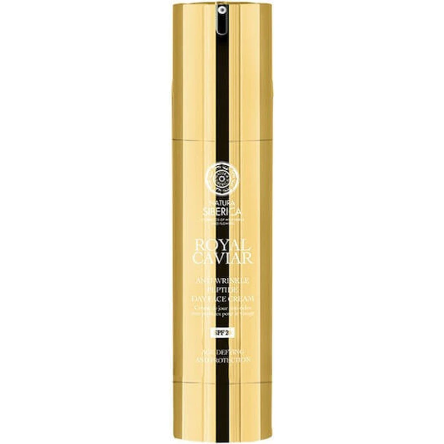 Natura Siberica Королівський антивіковий денний крем для обличчя SPF20 з ікрою та пептидами 50 мл: ціни та характеристики