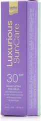 InterMed Luxurious Suncare Тонизирующий дневной крем для лица с солнцезащитным фактором SPF30 и гиалуроновой кислотой 50 мл