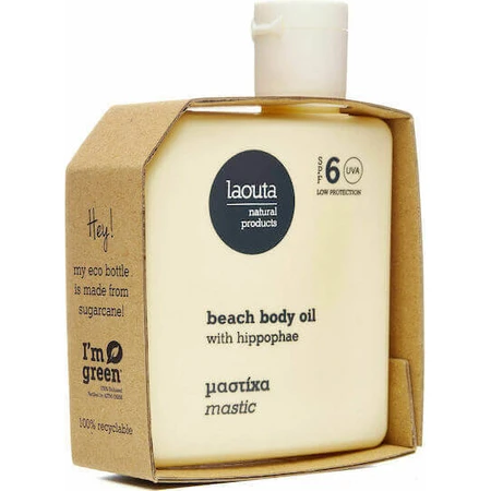 Laouta Natural Products Hyppophae & Mastic Sun Protection Body Oil SPF6 100 мл: цены и характеристики