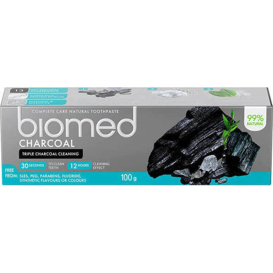 Splat Biomed Charcoal Зубная паста с активированным углем и без фтора 100гр: цены и характеристики