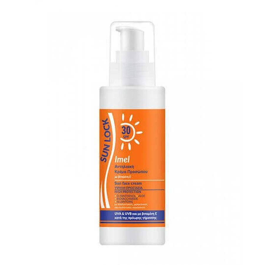 Сонцезахисний крем для обличчя Imel Sun Lock SPF30 100 мл: ціни та характеристики