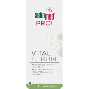 Sebamed Pro! Зволожуюча та омолоджуюча сироватка для обличчя з гіалуроновою кислотою для тонізації та ревіталізації 30мл
