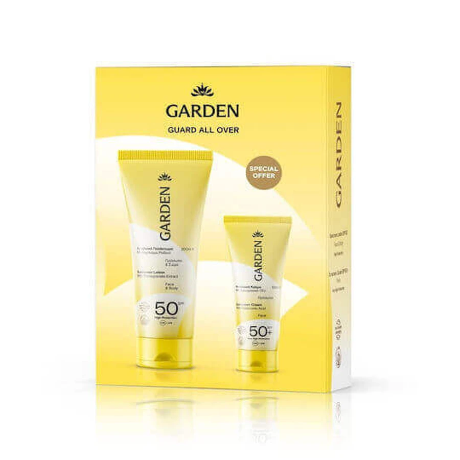 Garden Box Guard Сонцезахисна емульсія для обличчя та тіла SPF50 200 мл: ціни та характеристики