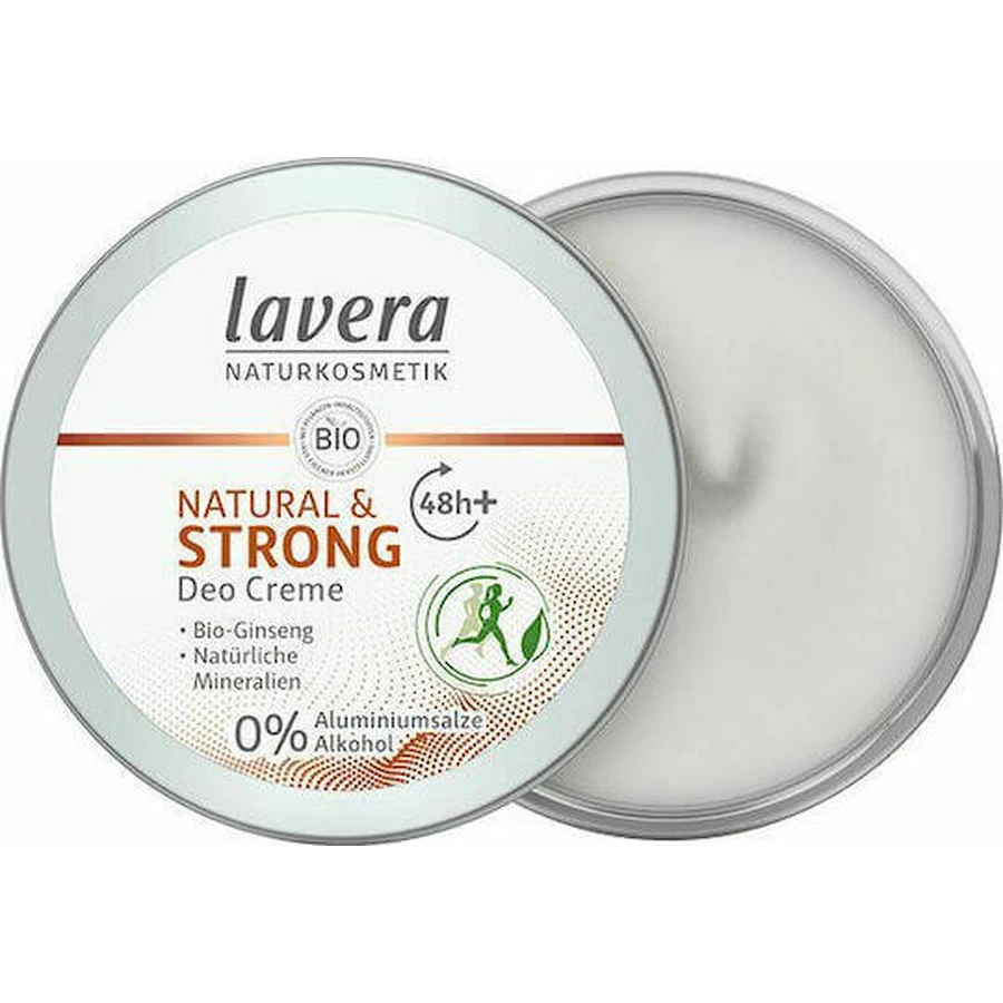 Lavera Natural & Strong Deodorant Дезодорант натуральный 48 часов в форме крема без алюминия 50 мл: цены и характеристики