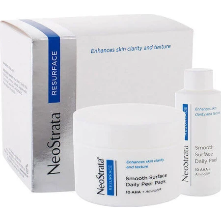 Neostrata Resurface Smooth Surface Daily Peel 10 Aha, 36 пилингов для лица в 36 дисках 60 мл: цены и характеристики