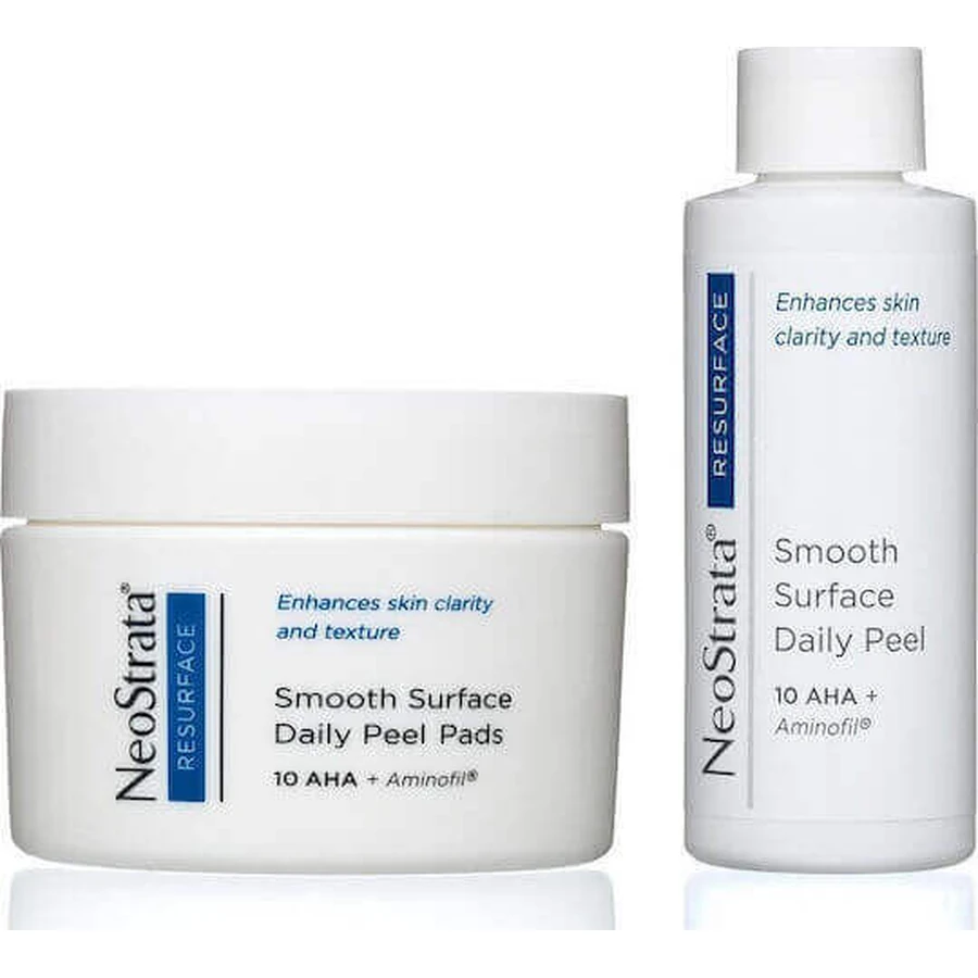 Neostrata Resurface Smooth Surface Daily Peel 10 Aha, 36 пилингов для лица в 36 дисках 60 мл: цены и характеристики