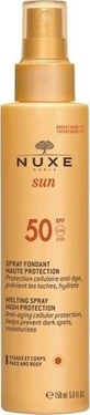 Nuxe Sun Melting Водостойкий солнцезащитный крем для лица и тела SPF50 150 мл