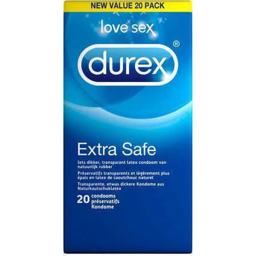 Durex Prezervative Extra Safe 20шт: ціни та характеристики