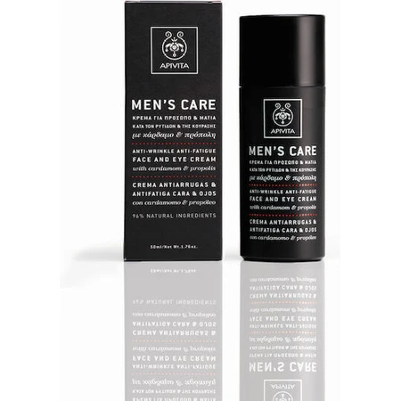 Apivita Men's Care Увлажняющий и антивозрастной крем для лица для мужчин с алоэ вера 50 мл: цены и характеристики
