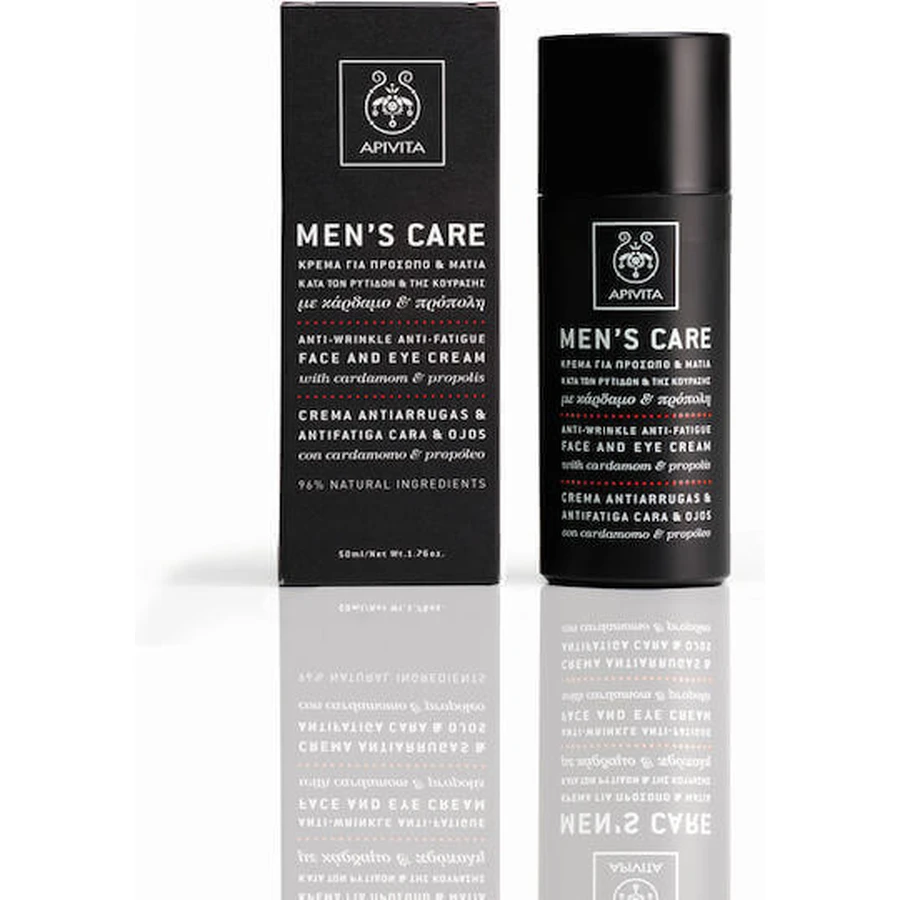 Apivita Men's Care Увлажняющий и антивозрастной крем для лица для мужчин с алоэ вера 50 мл: цены и характеристики