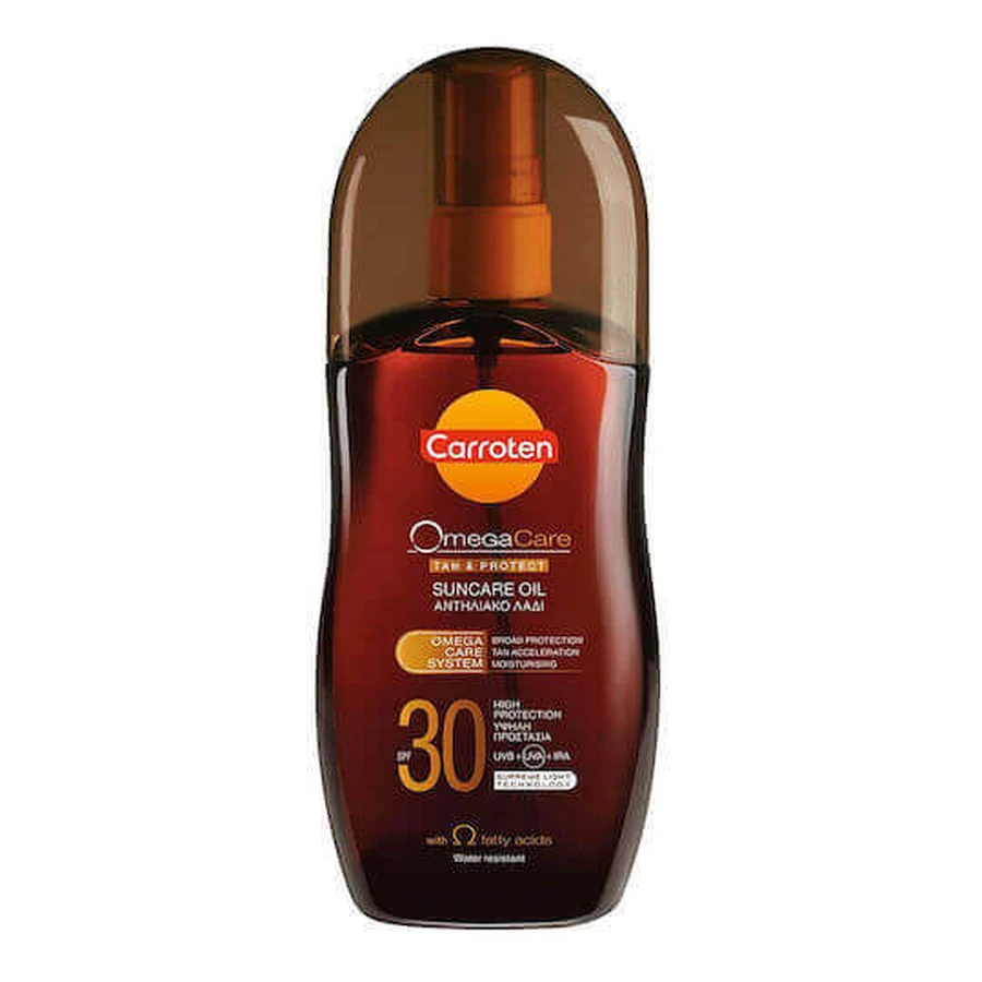 Морквяна олія для тіла Omega Care Omega Care для засмаги та захисту від води SPF30 150 мл: ціни та характеристики