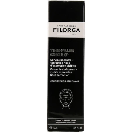 Filorga Time-Filler Shot 5 XP Зволожуюча та антивікова тонізуюча та зволожуюча сироватка для обличчя 15 мл: ціни та характеристики