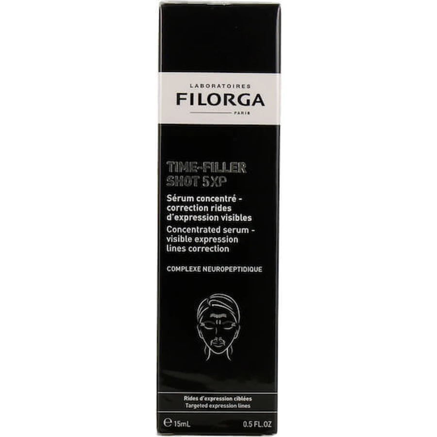 Filorga Time-Filler Shot 5 XP Зволожуюча та антивікова тонізуюча та зволожуюча сироватка для обличчя 15 мл: ціни та характеристики
