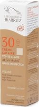 Водостійкий сонцезахисний крем з пігментом Laboratories de Biarritz для обличчя SPF30 відтінок 02 Бежевий 50 мл