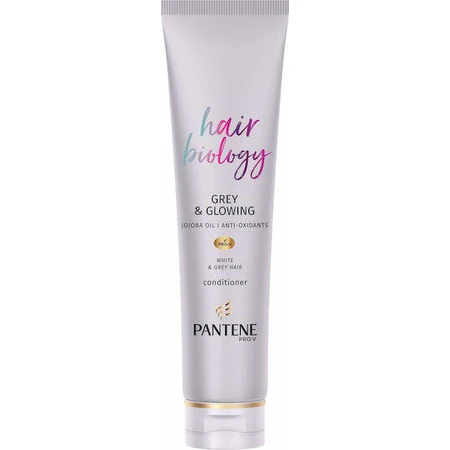 Pantene Pro V Hair Biology Grey & Glowing Conditioner для підтримки сивини та сяючого кольору для фарбованого волосся 160 мл: ціни та характеристики