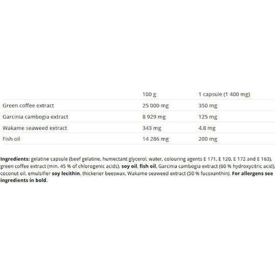 Nutrend Fat Direct зі смаком без ароматизаторів 60 капс.: ціни та характеристики