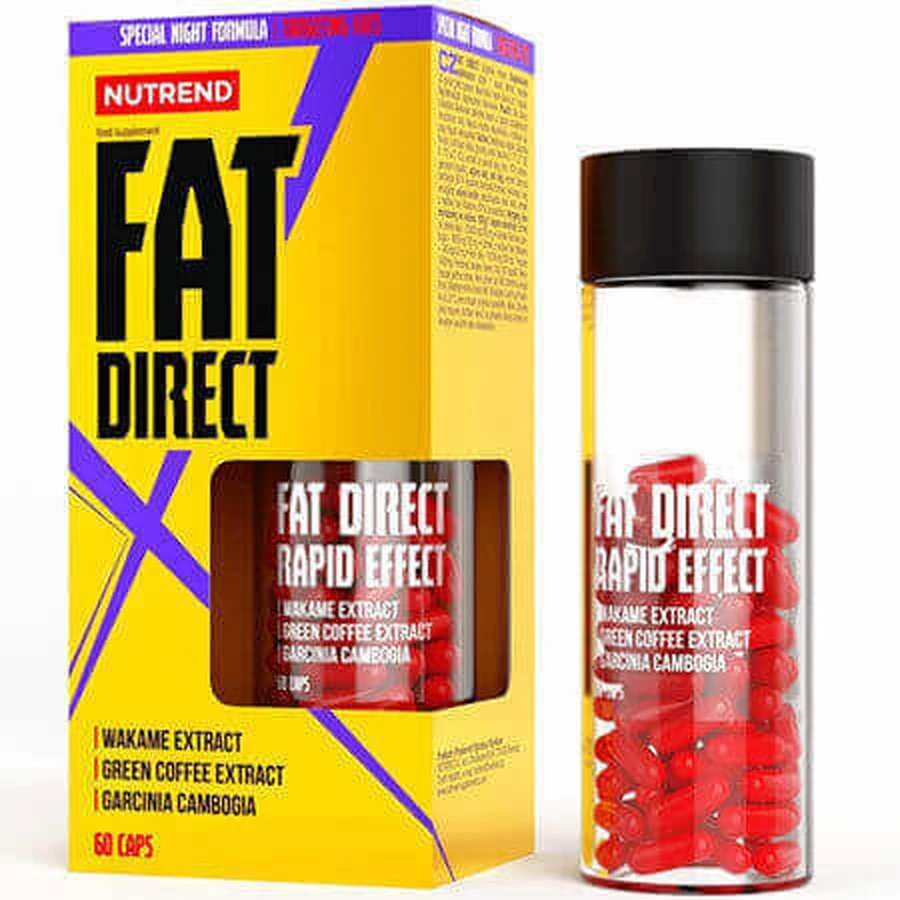 Nutrend Fat Direct зі смаком без ароматизаторів 60 капс.: ціни та характеристики