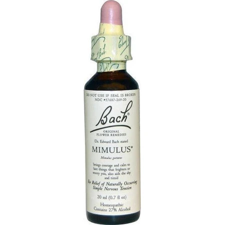 Квіткова есенція Bach Mimulus у краплях для релаксації 20 мл: ціни та характеристики