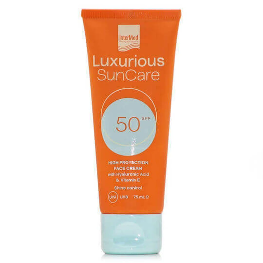 InterMed Luxurious Suncare Сонцезахисний крем для обличчя SPF50 75мл: ціни та характеристики