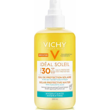 Vichy Capital Soleil Водостойкий увлажняющий солнцезащитный лосьон для тела SPF30 в виде спрея 200 мл: цены и характеристики
