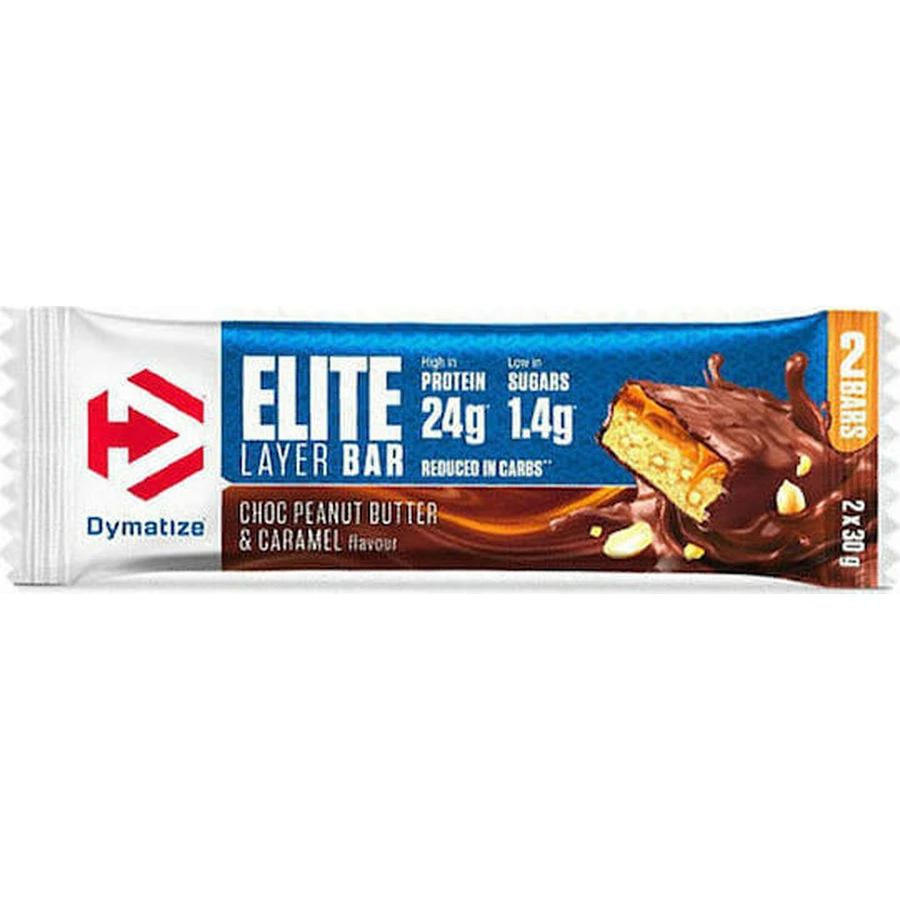 Dymatize Elite Layer Bar з 30% протеїну та смаком шоколадно-арахісової карамелі зі смаком арахісового масла 60гр: ціни та характеристики