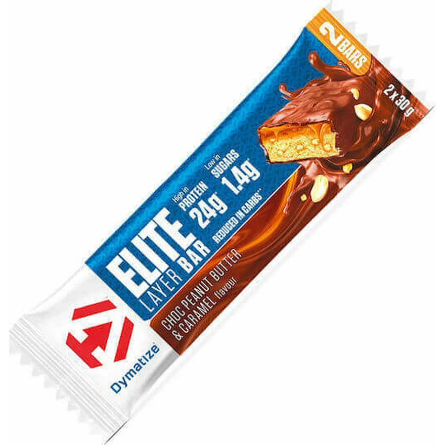 Dymatize Elite Layer Bar з 30% протеїну та смаком шоколадно-арахісової карамелі зі смаком арахісового масла 60гр: ціни та характеристики