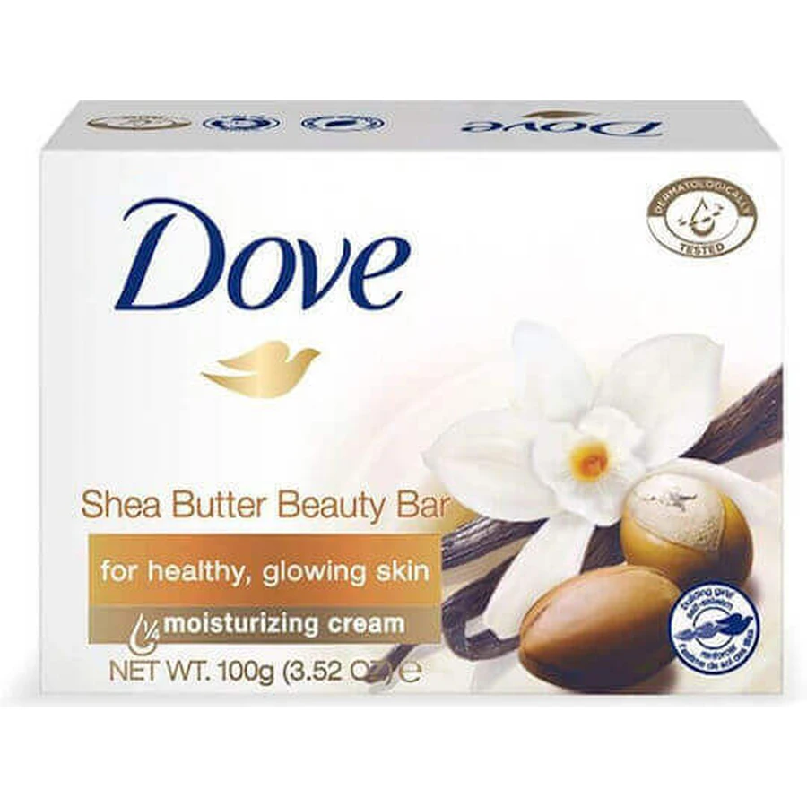 Dove Мыло для тела с маслом ши и теплой ванилью 90 гр.: цены и характеристики