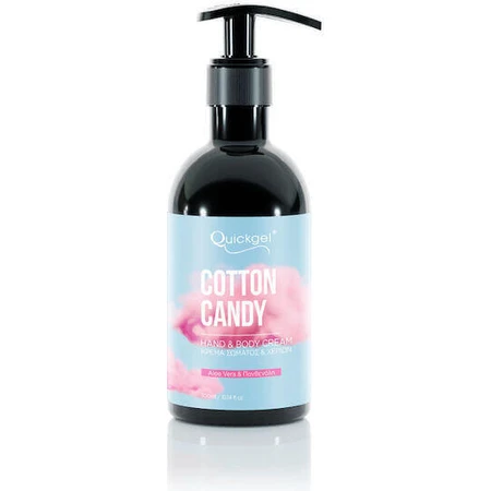 Quickgel Cotton Candy Хлопковая конфета Увлажняющий крем для тела с алоэ вера для всех типов кожи 300 мл: цены и характеристики