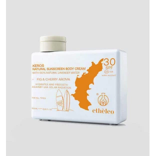 Etheleo Keros Водостійкий сонцезахисний крем для тіла SPF30 200 мл