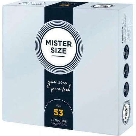 Mister Size Пресервант Extra Fine Розмір 53мм Пресервант 36buc: ціни та характеристики