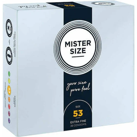 Mister Size Пресервант Extra Fine Розмір 53мм Пресервант 36buc: ціни та характеристики
