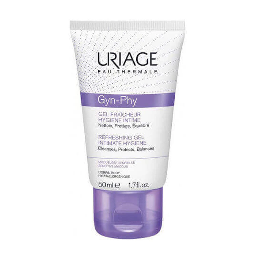 Uriage Gyn-Phy Освежающий гель для интимной гигиены 50 мл: цены и характеристики